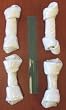 7-8" Rawhide Knotted Bones - Case/50