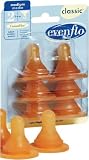 Classic Latex Medium Flow Nipple - 6 per pack