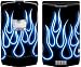 Blue Neon Flames Design Protective Skin Decal Faceplate for Motorola RAZR V3/ V3i/ V3c/ V3m/ V3r/ V3t Cell Phones