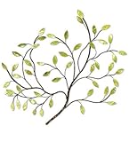 IMAGE OF Metal Tree Sculpture Wall Art with Capiz Shell Leaves