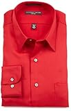 Geoffrey Beene Men's Point Collar Fitted Sateen Woven Shirt