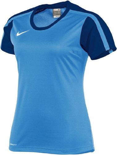Nike Damen Trikot Shortsleeve Classic, hellblau/marineblau/wei&szlig;, XL Preisvergleich