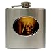 Limited Edition Violano Hip Flask Skull Goth Art