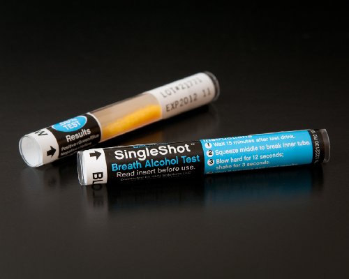 BACtrack SingleShot Disposable Breath Alcohol Tester, 0.02 %BAC Threshold, (Pack of 50)