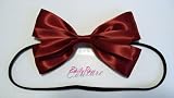 Classy Red Snow White Inspired Shiny Satin Double Ribbon Hair Bow Headband