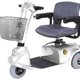 Economy Three Wheel Scooter, Silver with White Glove Service