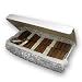 Triple Chocolate Biscotti Dipped in White Chocolate - All Natural, Bulk Box - 32 Pieces - by Dilettante