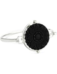 Lotus Jewelry Studio Black Button Bracelet