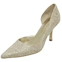 Anne Klein Patterned Suede Pointed Toe Stiletos