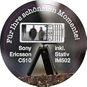 Sony Ericsson C510 Radiation silber Handy ohne Branding mit IM502 Stativ Edition