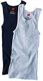 Hanes Classics Boys Dyed Tanks 3-Pack, XL-Black/Grey Assortment