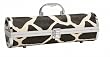Gorgeous Black & White Giraffe Wine Purse Tote With Cork Screw