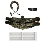 Paintball 4+1 Deluxe Spyder CAMO Harness, Pods, Remote - CAMO4