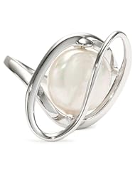Majorica 12mm Coin Pearl Embrace Ring, Size 7