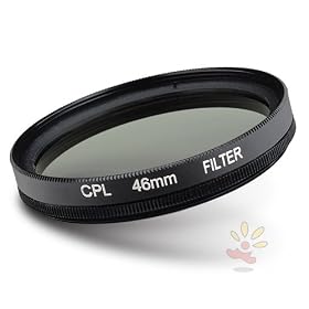Everydaysource (CPL) Circular Polarizing Lens Lens Filter , 46mm Black