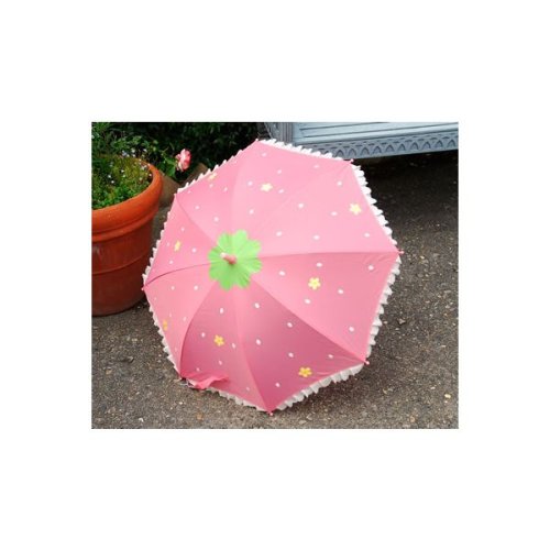 のいちごつぶつぶ傘　桃　50ｃｍ 01474-45