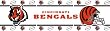 Sports Coverage Cincinnati Bengals Team Wall Border