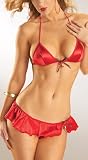  : Escante Women's Jingle Bells Bra and Skirt Set
