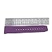 23mm Soft Silicone Watch Bands,Sports Watch band with Adjustable Stainless Steel Clasp Purple
