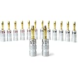 Sewell Direct SW-29751-6 Silverback Banana Plugs(6 pairs/12 pieces)