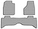 Dodge Ram 1500 Touring Carpeted Custom-Fit Floor Mats - Quad Cab 3 PC Set - Dark Beige (2009 2010 2011 09 10 11)