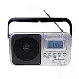 Supersonic SC-1091 Handheld Digital AM/FM Radio with Display, SW1, SW2 and  ....