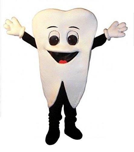 Smiling Tooth Dentist Mascot Costume Cartoon Character Adult Sz Long（TM）teng