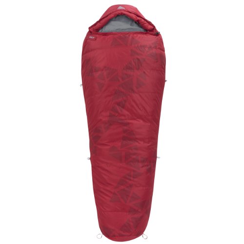 Kelty Cosmic Down 20Degree Sleeping Bag Red 6Feet 6Inch kjfhdksg