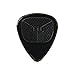 D'Andrea Snarling Dog Brain Nylon Guitar Picks 12 Pack with Tin Box (Black, 0.88mm)