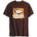 T-Shirt Mens Brown I sleep with dogs Shiba Inu Dogs