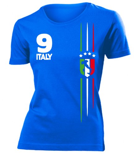 ITALIEN FUSSBALL WM 2014 FANSHIRT 3209(F-B) Gr. S