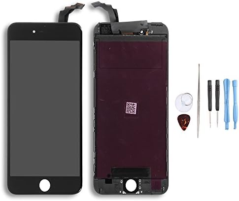 For iPhone 6+/ iPhone 6 plus Smartphone - Black -Original LCD Screen Display Digitizer Screen Replacement Assembly + 7* Repair tool Kits + Tempered Glass Screen Protector (iPhone 6 plus)