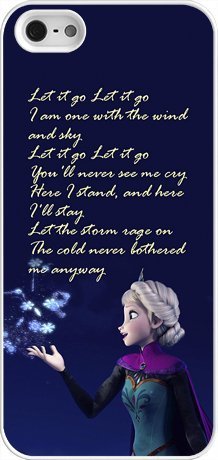 Disney Frozen iPhone 5 Case Cover - Disney Frozen iPhone 5s Hard Plastic Case Cover - White