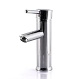 Modern Single Handle Bathroom/Kitchen Tap Mixer (Round), Chrome