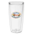 Garden Sign - Wildflowers - 16 oz Insulated Beverage Tumbler, Clear
