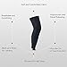 Kuangmi Leg Compression Sleeve Breathable UV Sun Protection Basketball,Running,Cycling,Pain Relief,Shin Splints (General Black (Pair), Medium)