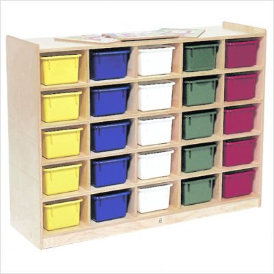 Steffy 25-Tray Mobile Cubicle Unit