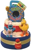 Sesame Street Cookie Factory Diaper Cake Diaper Cake Baby Shower Centerpiece Gift Basket