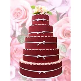 Pink Wedding Favor Cake