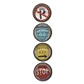 Erica Becker Road Signs Clicks Magnet Set - 4pk