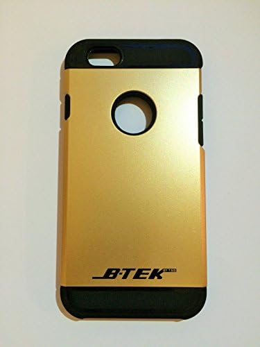 Iphone 6 Case, "B-tek1-i6a" TSG Brands Dual Layer Protective Armor Case for Iphone 6 -Iphone 6 - By TSG Brands 100% S &amp; G on ALL Products (GOLD)