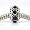 Birthstone Spacer Bead Charm (Black)
