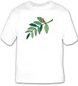 T-shirt with bug, lady, tree, plant, human, body, insect, individuals, beetle, individual, persons, leaf, humans, people, person, rowan