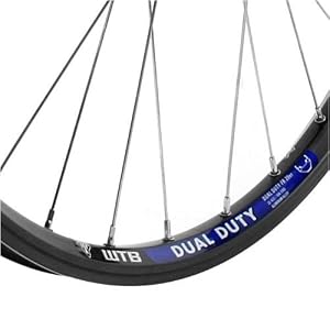 WTB Dual Duty FR shimano Deore 6 Bolt Disc 29er 32H Black/Black, Front Wheel