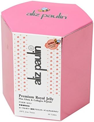 Aliz Paulin Premium Royal Jelly 100% with Gluta &amp; Collagen 60 Tablets