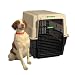 Remington Plastic Kennel, Large, 36-Inch L  by 26-Inch W by 28-Inch H, Beige/Green