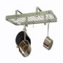 Low Ceiling Stainless Steel Rectangle Pot Rack by Enclume