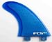 Sporting Goods : PG5 Fiber Glass Blue Tint Tri Fin Set