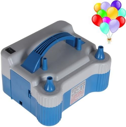 OriGlam?White Blue Electric 700W Household Balloon Inflator Electric Balloon Pump with Two Nozzles by Gadgets Map