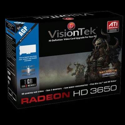VisionTek Radeon 3650 1 GB DDR2 AGP Graphics Card 900284
